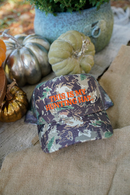 This is my Hunting Hat | Camo Trucker Hat
