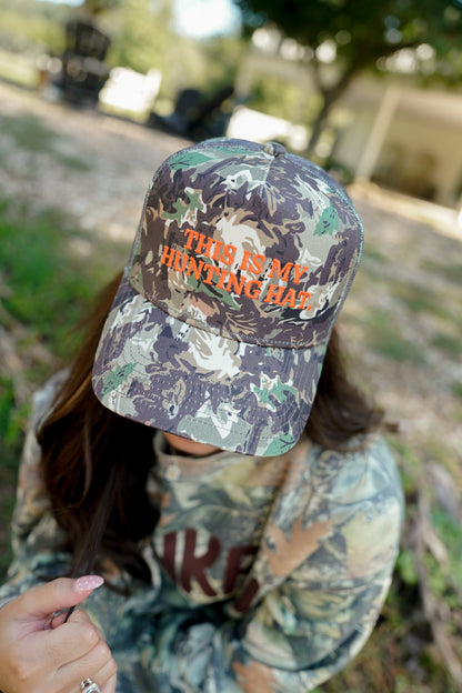 This is my Hunting Hat | Camo Trucker Hat