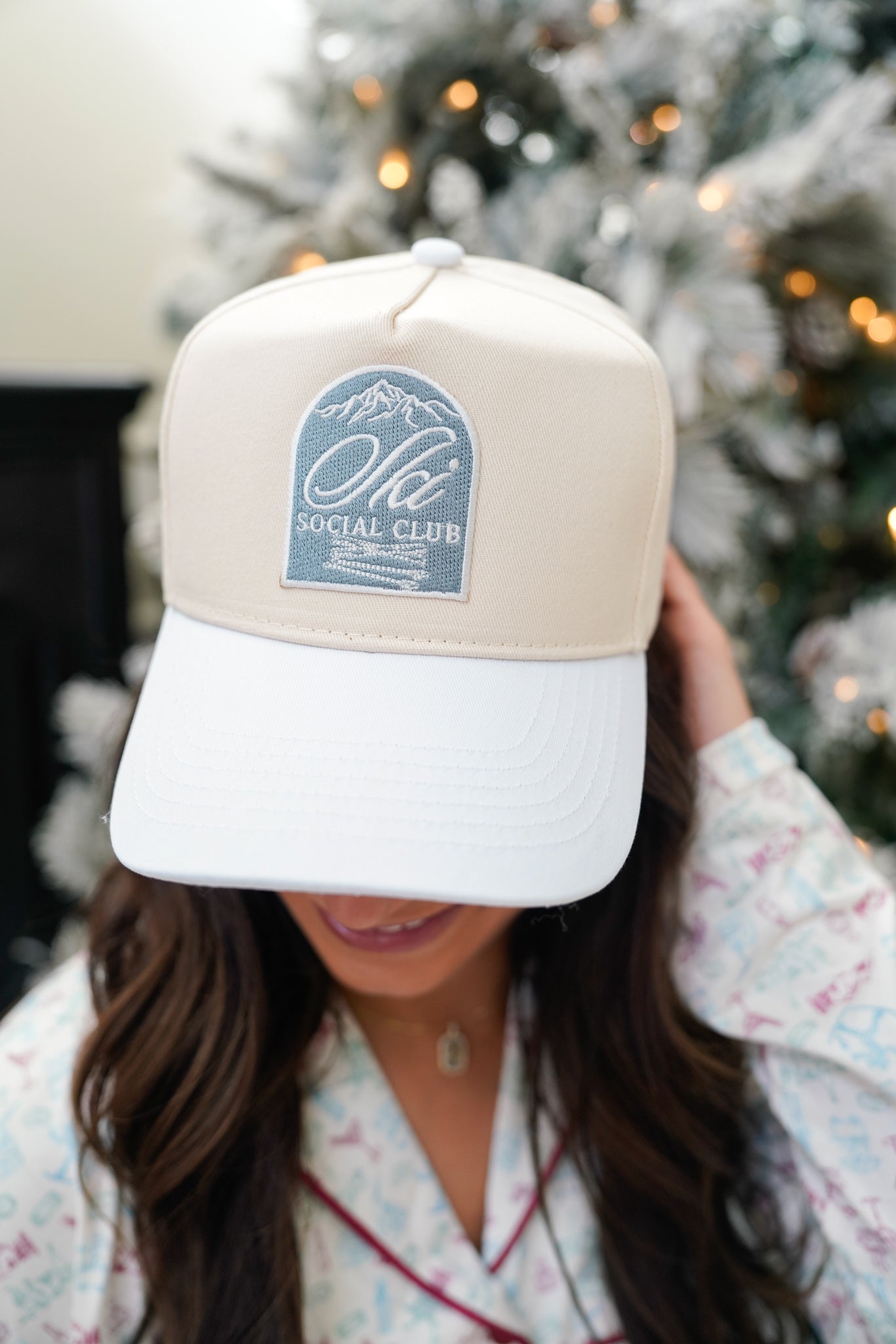 Ski Club | White Vintage Trucker Hat