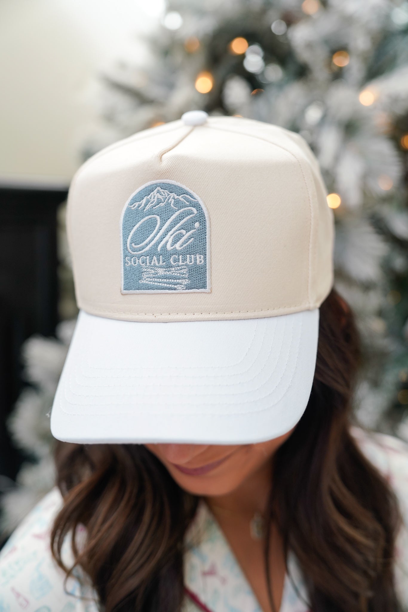 Ski Club | White Vintage Trucker Hat