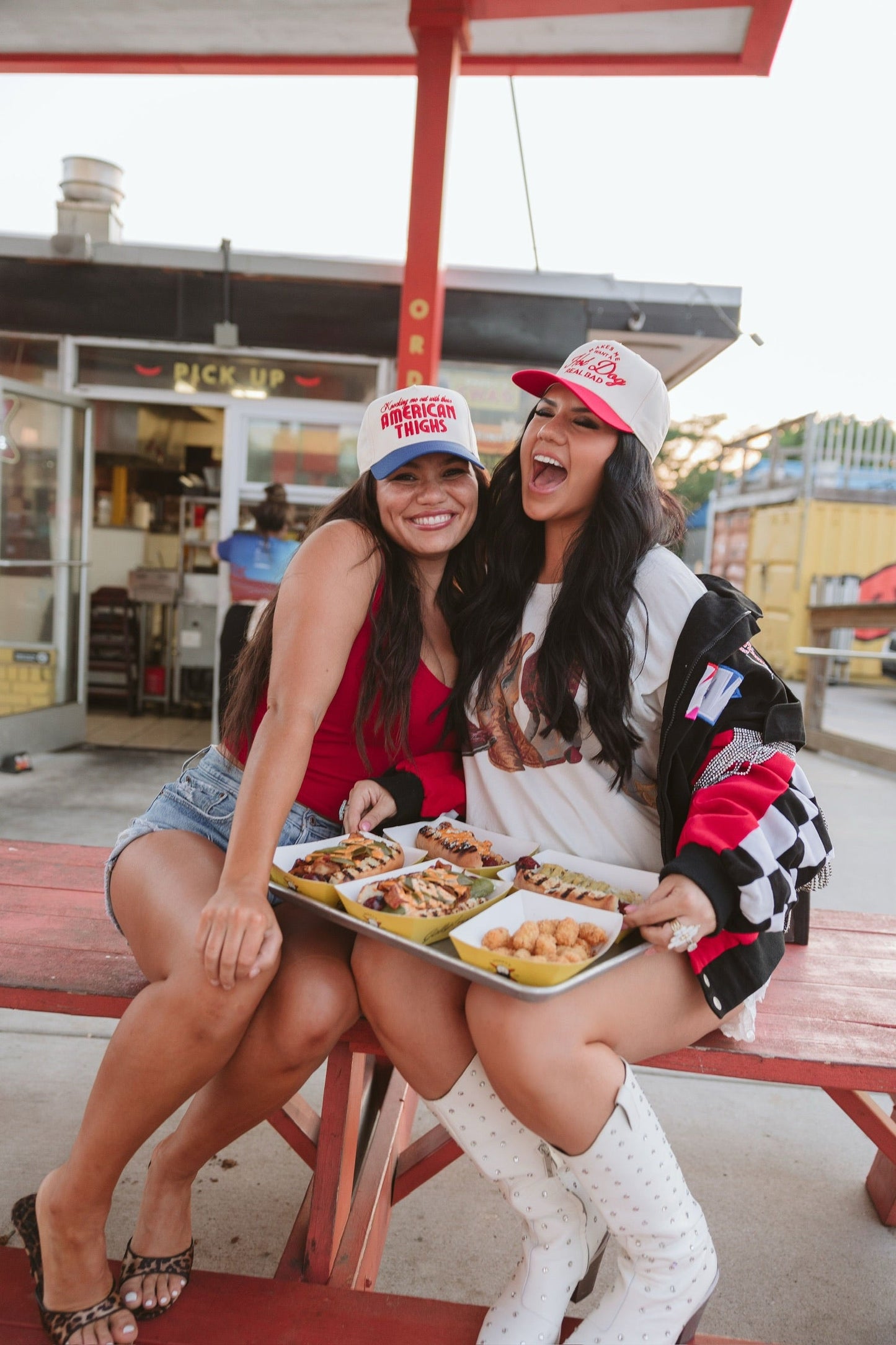 Makes me Want a Hot Dog | Red Vintage Trucker Hat