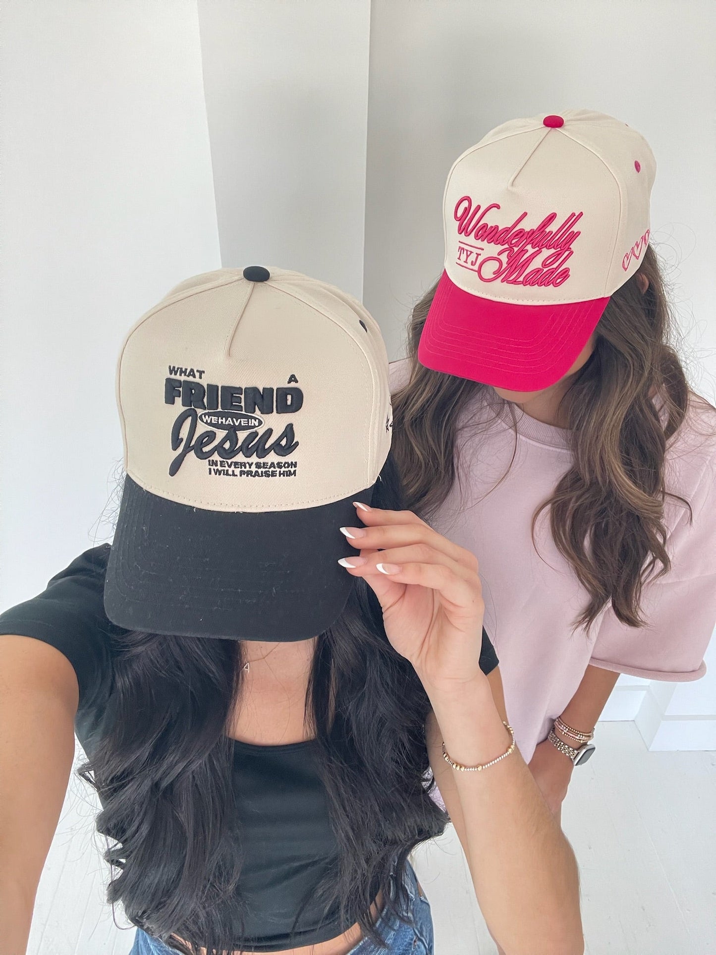 Friend in Jesus | Black Vintage Trucker Hat