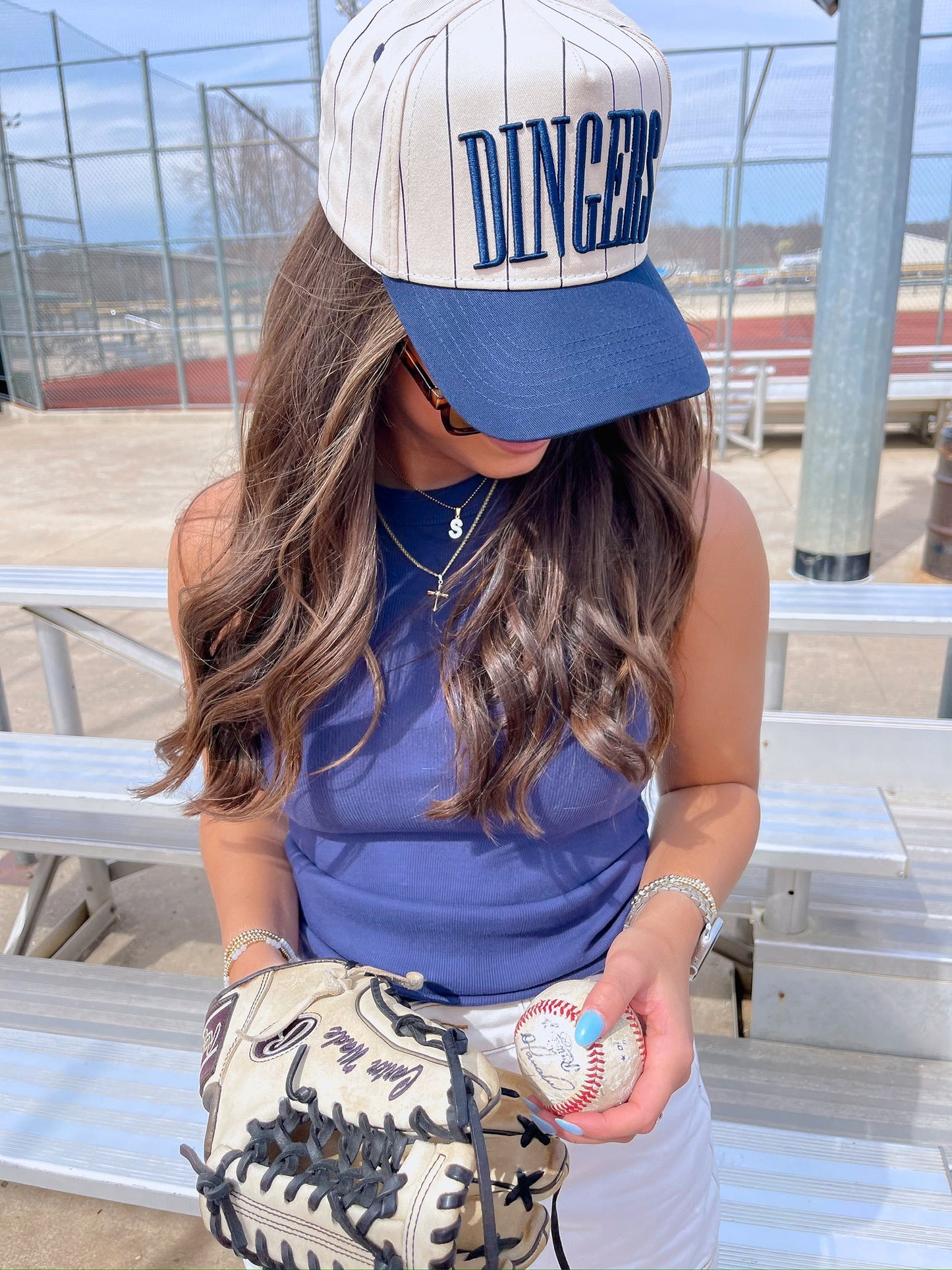 Dingers | Stripe Vintage Trucker Hat