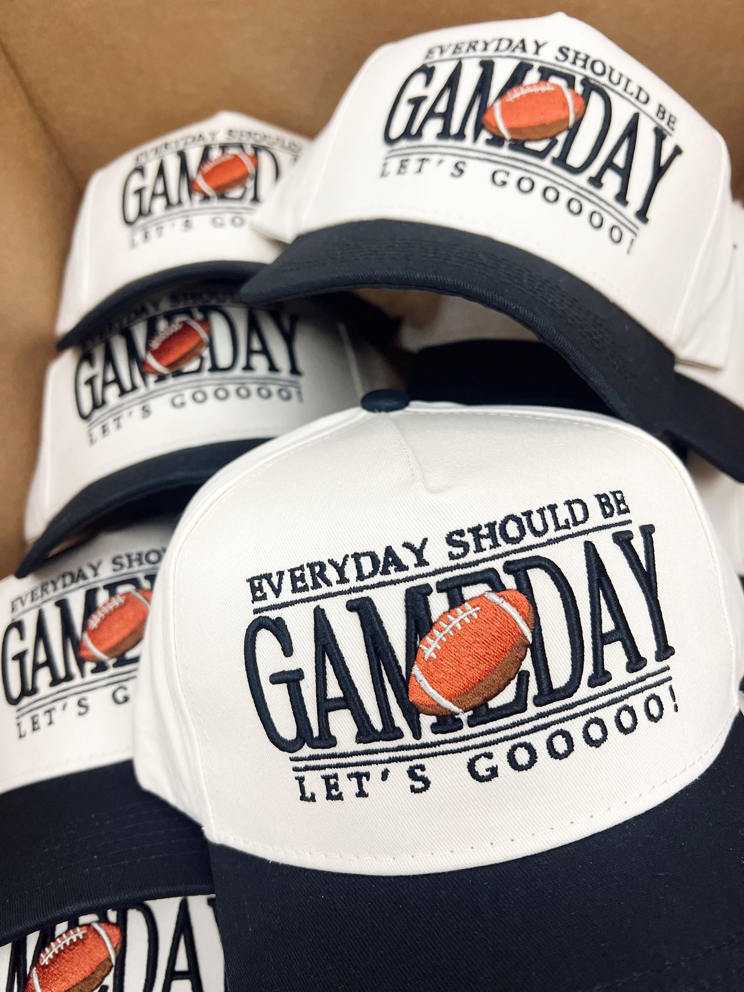 Everyday Should Be Gameday | Black Vintage Trucker Hat