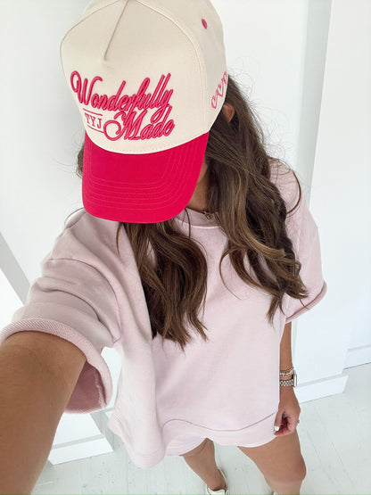 Wonderfully Made | Hot Pink Vintage Trucker Hat