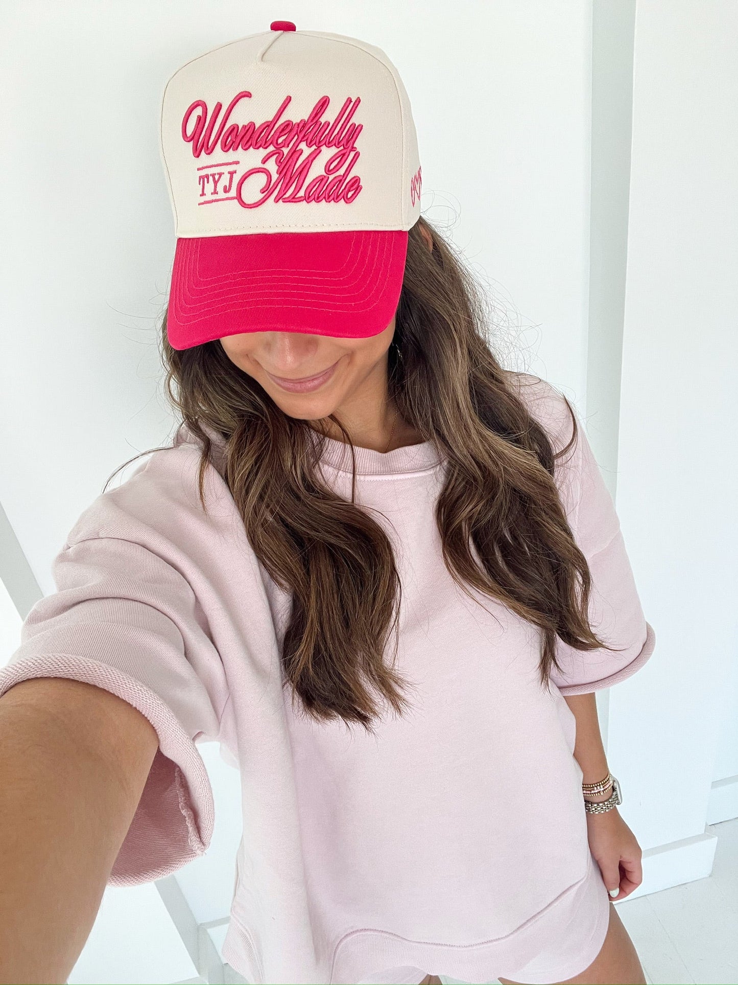 Wonderfully Made | Hot Pink Vintage Trucker Hat