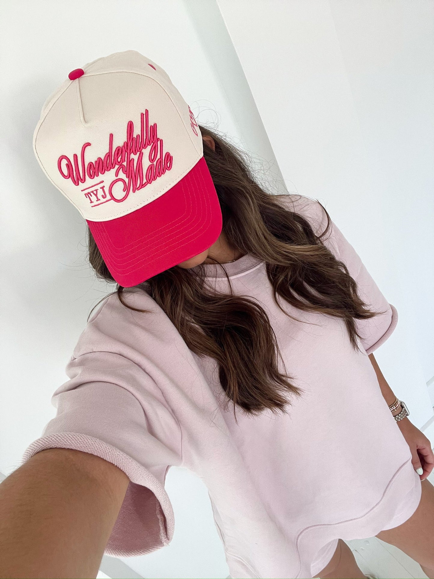 Wonderfully Made | Hot Pink Vintage Trucker Hat