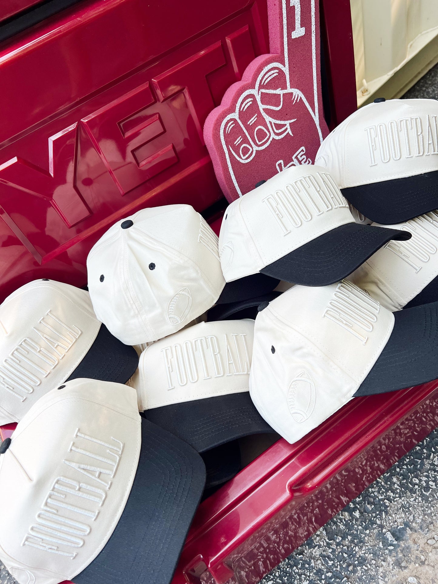 FOOTBALL | Neutral Vintage Trucker Hat