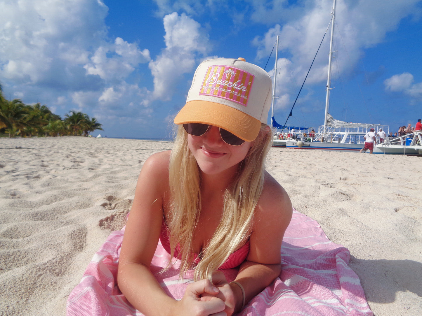 Beachin' | Vintage Trucker Hat