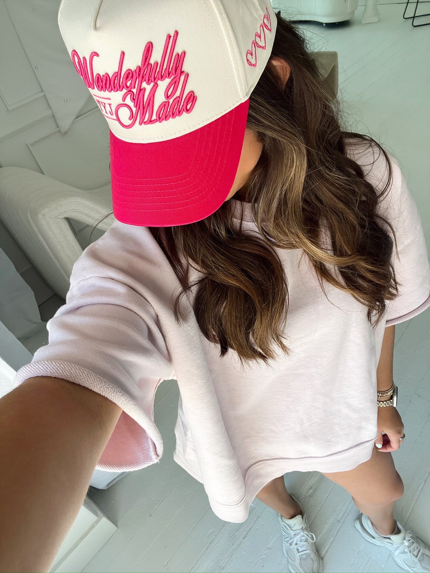 Wonderfully Made | Hot Pink Vintage Trucker Hat