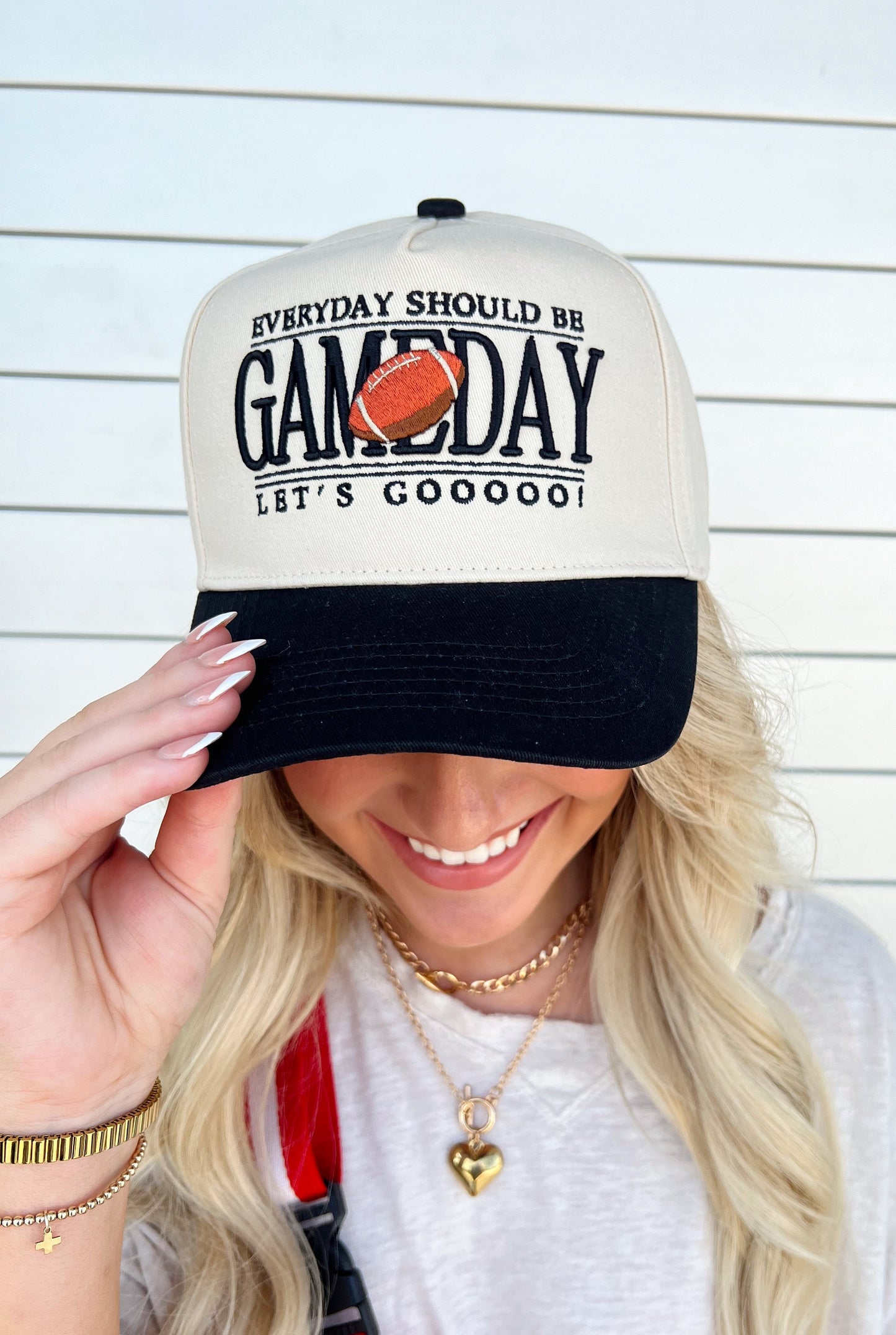 Everyday Should Be Gameday | Black Vintage Trucker Hat