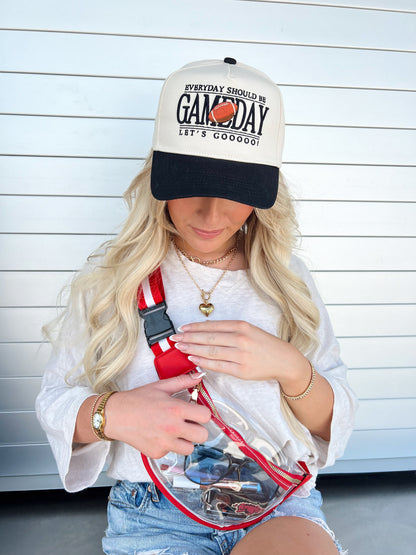 Everyday Should Be Gameday | Black Vintage Trucker Hat
