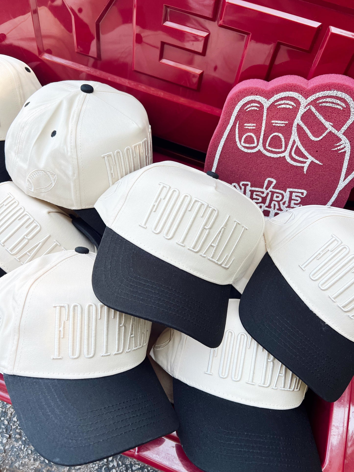 FOOTBALL | Neutral Vintage Trucker Hat