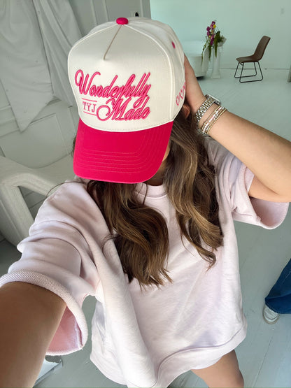 Wonderfully Made | Hot Pink Vintage Trucker Hat