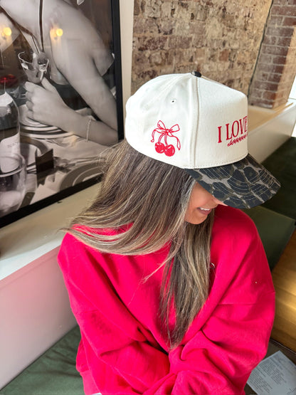 I Love You Sooooo Much | Leopard Vintage Hat
