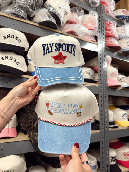 Yay Sports! | Denim Vintage Trucker Hat