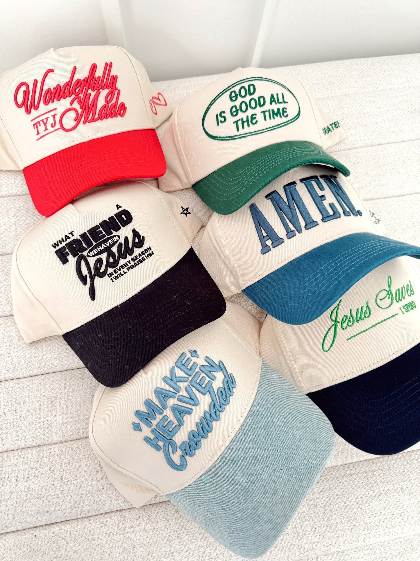 Friend in Jesus | Black Vintage Trucker Hat