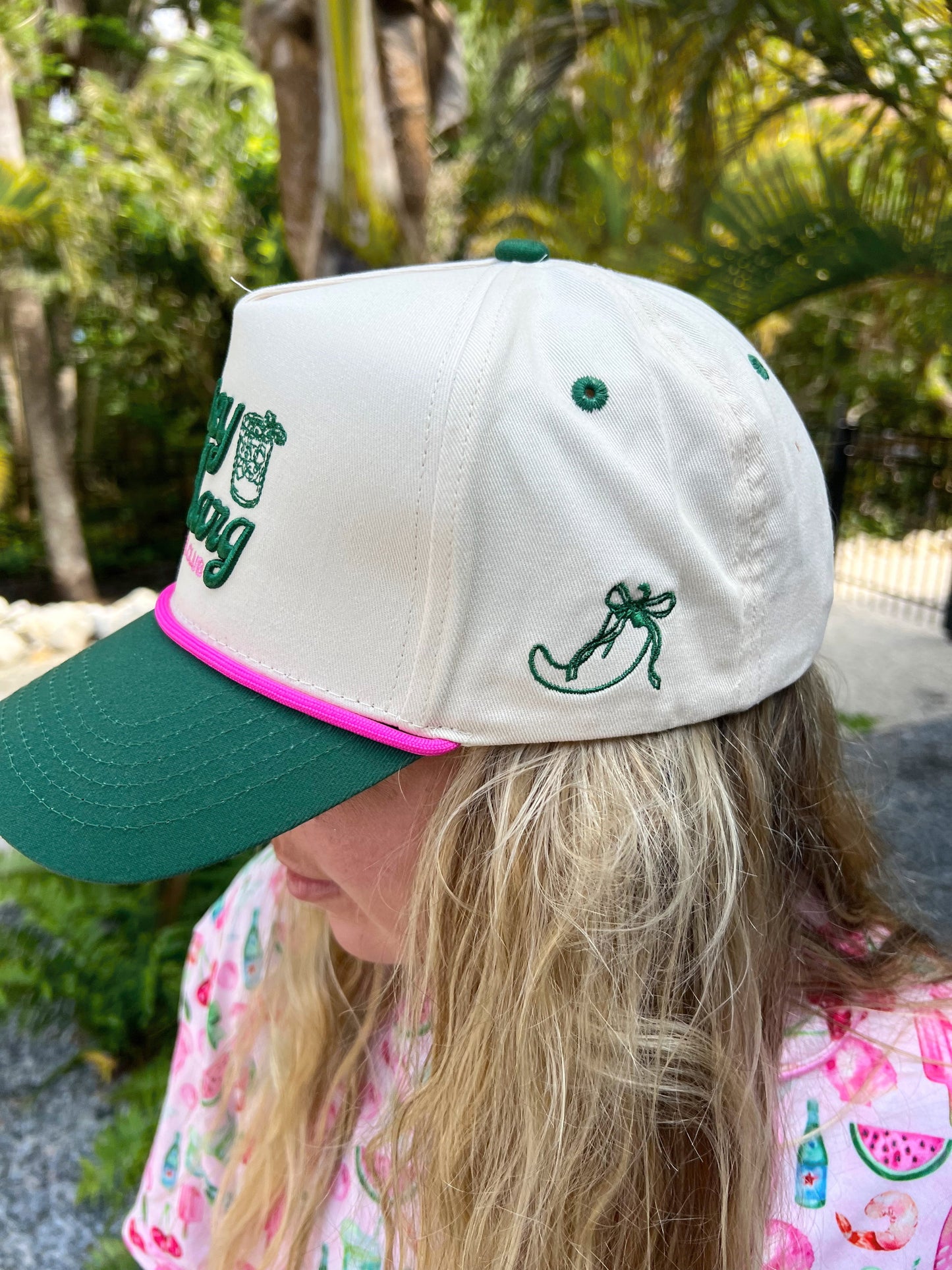 Spicy Marg Social Club | Green Vintage Trucker Hat