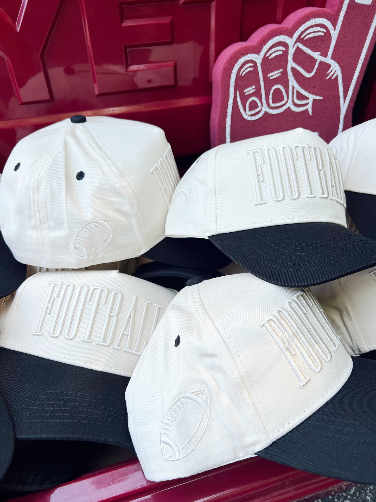FOOTBALL | Neutral Vintage Trucker Hat