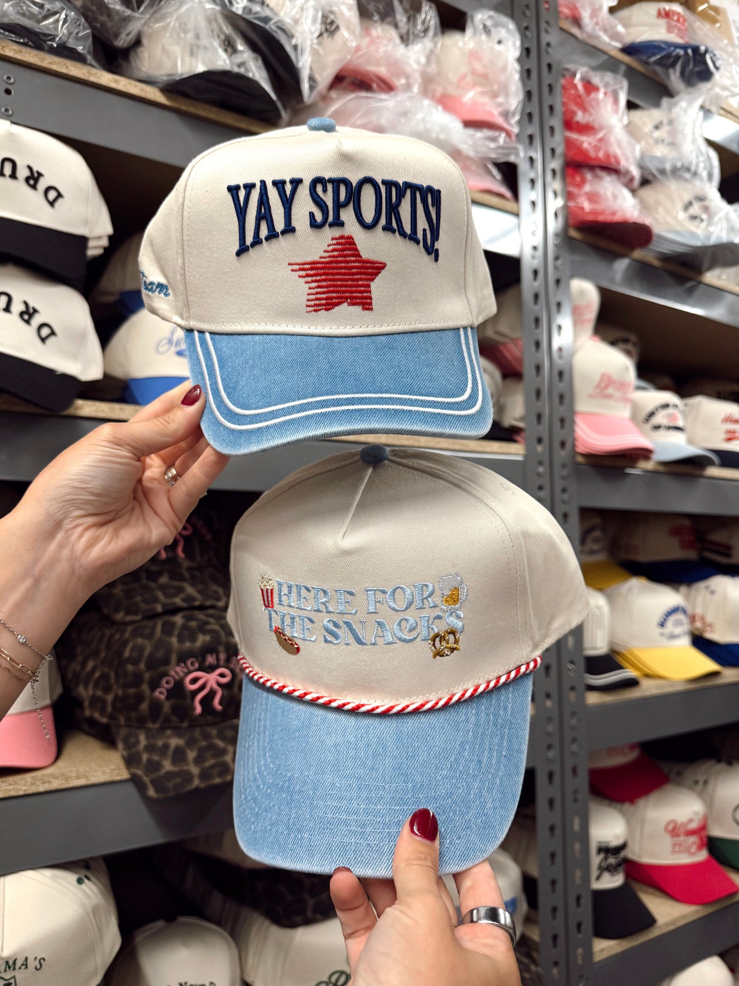 Yay Sports! | Denim Vintage Trucker Hat