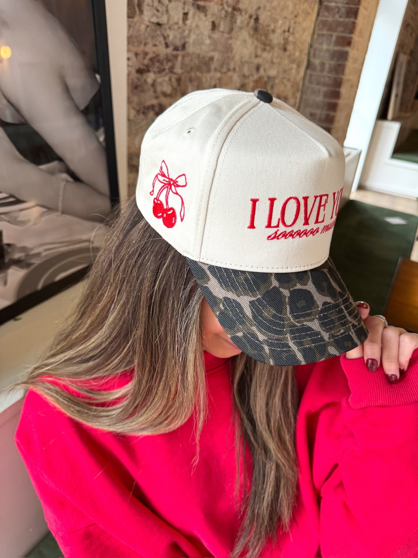 I Love You Sooooo Much | Leopard Vintage Hat