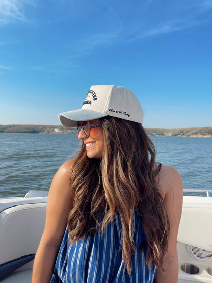 United States of America | Denim Blue Vintage Trucker Hat