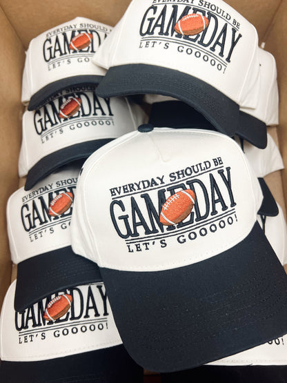 Everyday Should Be Gameday | Black Vintage Trucker Hat
