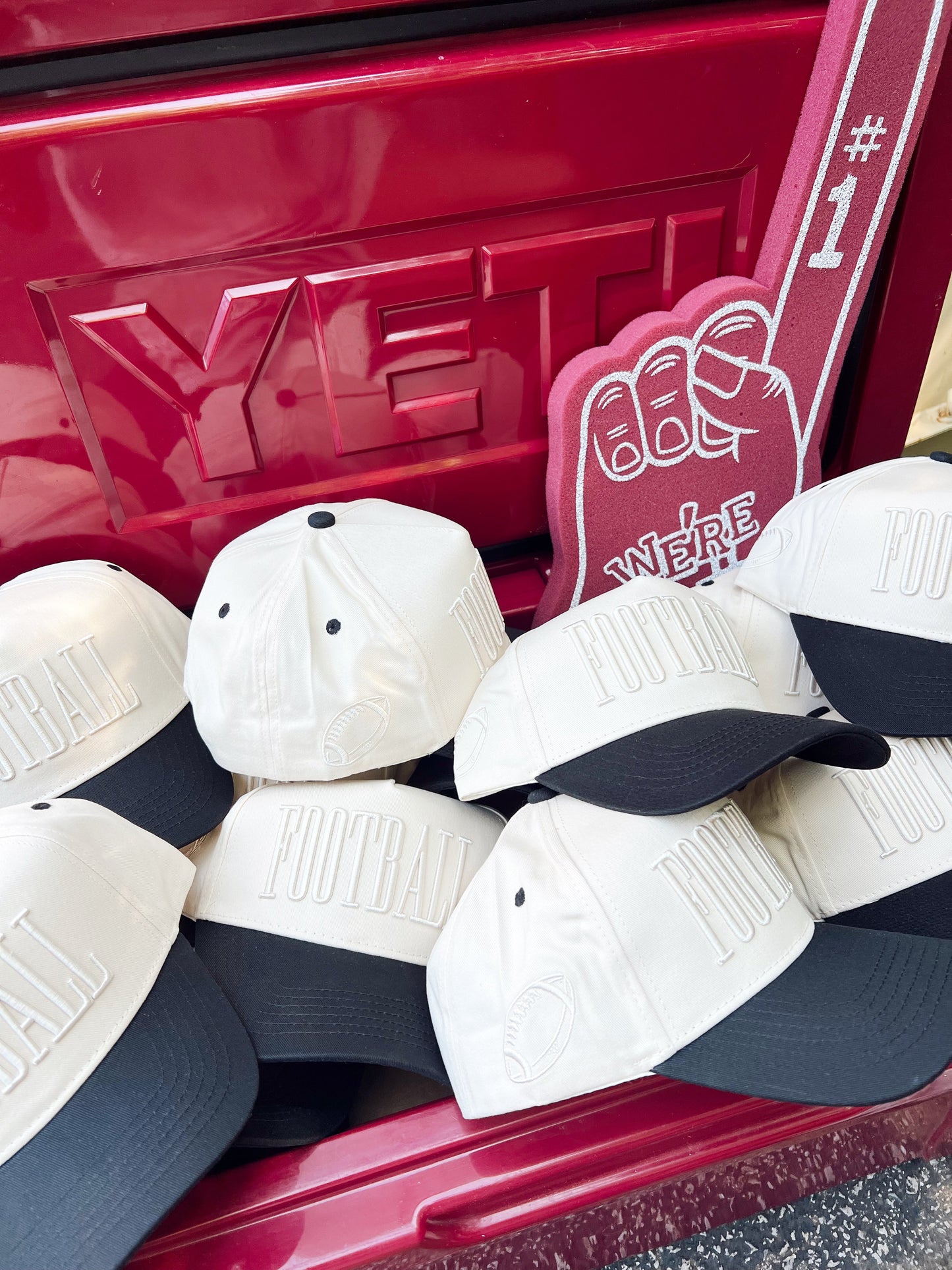 FOOTBALL | Neutral Vintage Trucker Hat