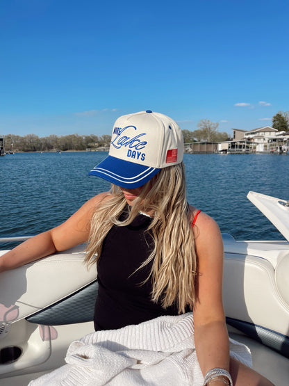 More Lake Days | Royal Blue Vintage Trucker Hat