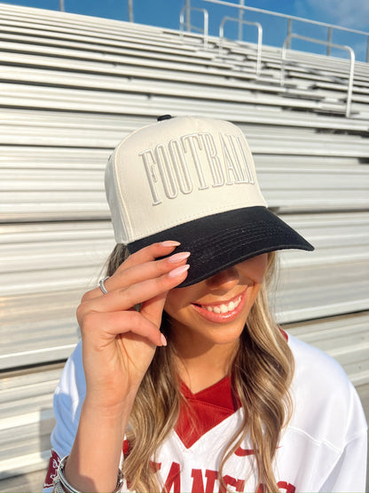 FOOTBALL | Neutral Vintage Trucker Hat